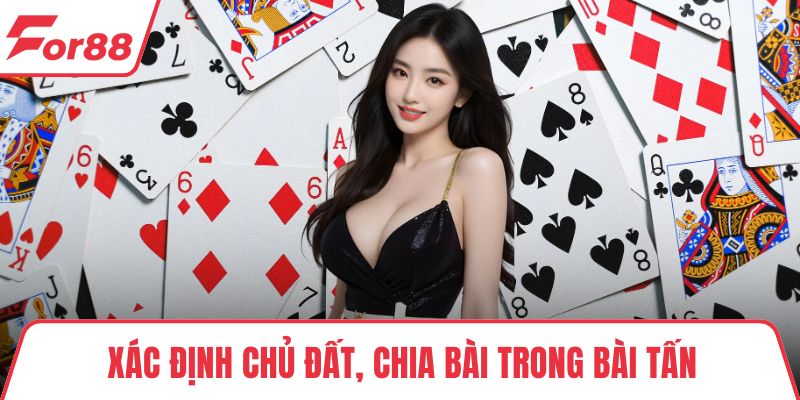 Xác định chủ đất, chia bài trong bài tấn